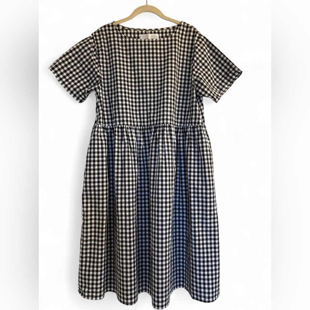 Tradlands black and white checkered Nico dress size L